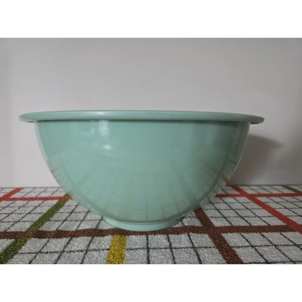 Vintage Texas Ware 125 Melamine Mixing Bowl Mint Green Mid Century Modern 10